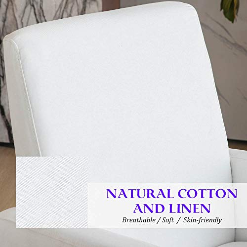 Paddie Rocking Chair Nursery Glider Rocker Chair Tall Back Upholstered Accent Armchair For Living Room Bedroom Office #TOP6