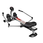 Stamina BodyTrac Glider Hydraulic Rowing Machine with Smart Workout App - Rower Workout Machine with Cylinder Resistance - Up to 250 lbs Weight Capacity