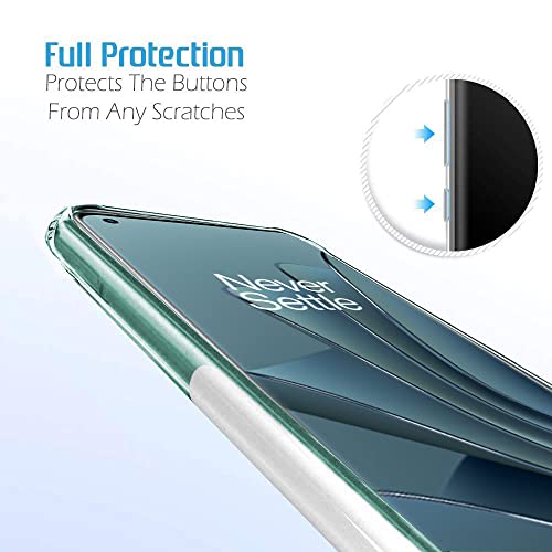 Image of TheGiftKart Best Camera Protection Back Cover Case for OnePlus 10 Pro 5G | Ultra Clear Soft Case | Inbuilt Dust Plug & Anti-Slip Grip | Protective Back Case Cover for OnePlus 10 Pro (Transparent)