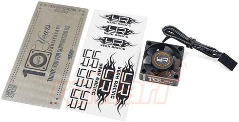 Yeah Racing Tornado 10th Anniversary Limited Edition Aluminium Case Cooling Fan #YA-0180-10th