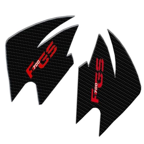 Autocollants de protection réservoir moto adventure pour F700GS noir