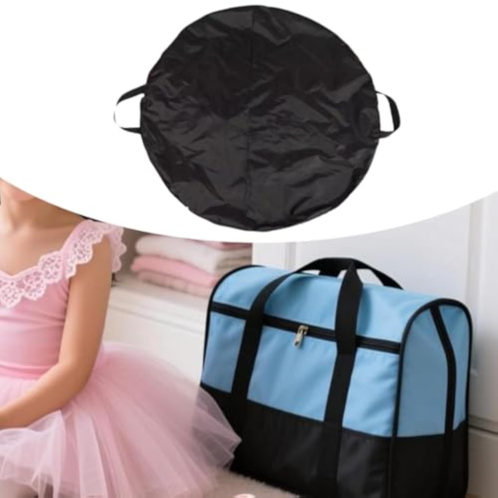 Kids Soft Pancake Dance Garment Bag, Black 80CM