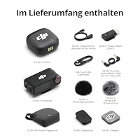 DJI Mic 3 (1 Sender + 1 Empfänger), drahtloses Lavalier-Mikrofon für iPhone/Kamera/Android, Ultraleicht, verlängerte Laufzeit & Schnellladung, 400 m Übertragung – Ansicht 8
