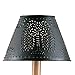 Black Willow Tree Punched Tin 10" Lamp Shade