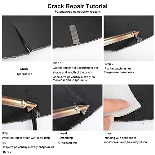100W Plastic Welding Kit, 2 In 1 Plastic Welding Kit With 40Pcs Electrode, 3 Speed Temperature Control Soldering Iron Gun, Plastic Welding Kit For Surface Repair, Car Bumper, Kayak, Canoe Welding Tool #TOP3