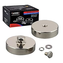 ULIBERMAGNER Neodymium Fishing Magnets (1.65″, 150LB) – 2 pack.