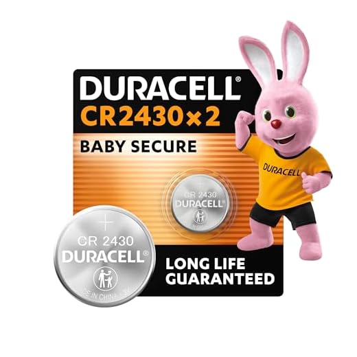 Duracell 2430 Pilas de botón de litio 3V (pack de 2) - Larga duración garantizada - Para llaves de control remoto, mandos y relojes deportivos - Embalaje Baby Secure - Garantía de 10 años en embalaje