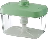 リス 即席漬物容器 角型 グリーン 4L ハイペット レシピ付き 日本製 S-40