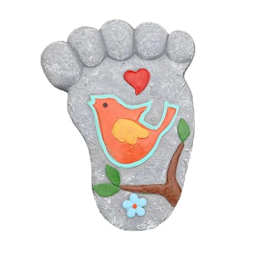 LNXLANXX Paso De Piedra 3 Piedras de Paso for jardín, adoquines de Mariposas y Flores, decoración de jardín for Pasarela de césped al Aire Libre for jardín para DecoracióN De JardíN(P)