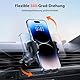 Miracase Handyhalterung Auto Lüftung[2025 Upgrade Stärkste Lüftungshaken] Handy Halterung Auto,360°Drehbar KFZ Auto Halterungen für den Innenraum Kompatibel mit iPhone Samsung Alle 4-7 Smartphone