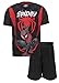 Marvel Avengers Black Panther Spiderman Hulk Boys' Athletic T-Shirt & Mesh Shorts Set