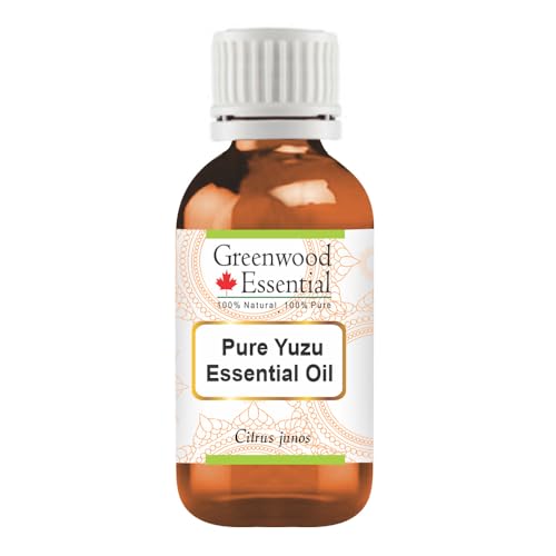 Image of Greenwood Essential Pure Yuzu Essential Oil (Citrus junos) |Non-Sticky | Non-greasy | Lightweight | Men & Women | All Skin Types | Steam Distilled | 5ml