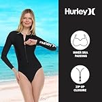 Hurley Long Sleeve Womens One Piece Swimsuits, Swimsuit for Women, Bathing Suit for Women, Swim Suit UPF 50+ SPF UV Protected - Image 5
