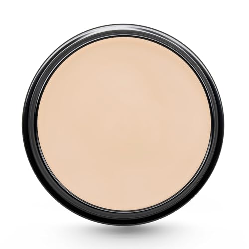 Image of Graftobian HD Glamour Crème Foundation 1/2oz, Weightless Full Coverage Makeup, 65 Inclusive Shades, For All Skin Types, Natural or Full-Glam Looks, For Professionals and Beginners (Sweet Almond)