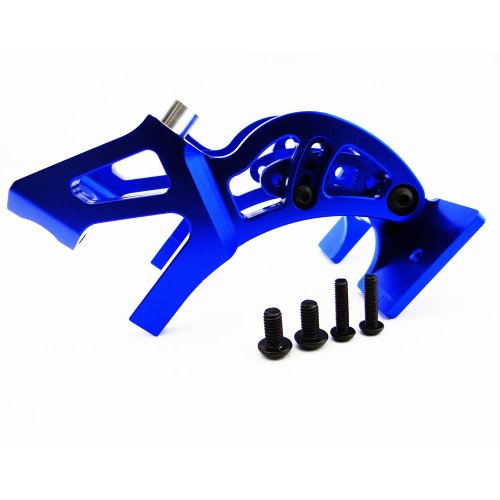 Traxxas E-Revo 1:10 Aluminum Alloy Wing Mount Hop Up Upgrade, Blue by Atomik RC - Replaces Traxxas Part 5411