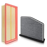 partszen CA9711 Engine and Cabin Air Filter Fit for Volkswagen Beetle Jetta Passat Golf Tiguan