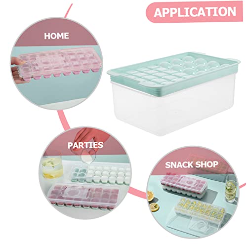 Molde para cubitos de hielo multi capa práctico miniatura 5