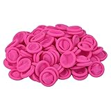 200 Pcs Finger Cots, Disposable Finger Protectors, Latex Anti-Static Finger Tip Rubber Protect Keeping Dressing Dry and Clean (Medium, Pink)