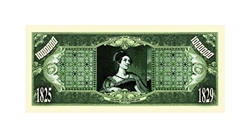 American Art Classics John Quincy Adams Million Dollar Bill in Banknote Protector Collectible - Thumbnail 3