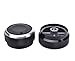 VCiiC 3-Pack Black Aluminum Rotary Knobs for Toyota Tacoma Heater/A/C/Fan Control, Push Button, Manual Operation