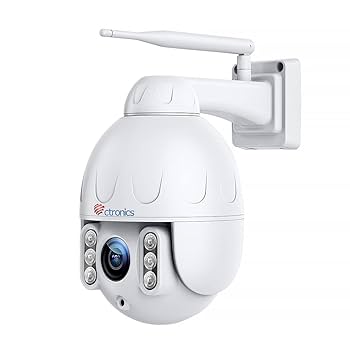 4K防犯カメラ Ctronics IP66 新品未使用 4k Ctronics 10倍ハイブリッドズーム】防犯カメラ 屋外 5GHzWi
