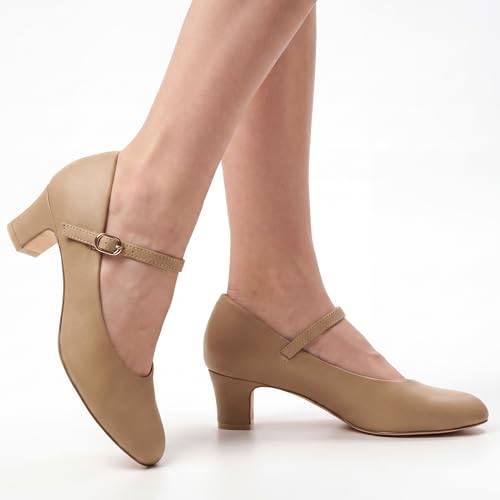 Image of Stelle 2 inch Ankle Strap Character Shoes for Women