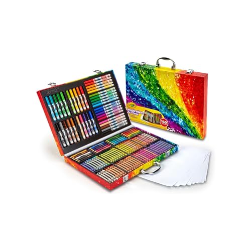 Mallette d'artiste Arc-en-Ciel Crayola contre le désordre des feutres sans capuchon