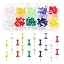 I-shaped 10 Colors - 100pcs