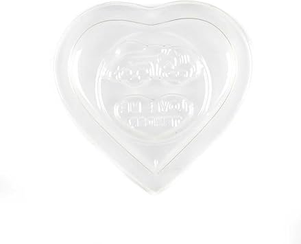 2 PCS Chocolate Candy Making Molds Baby Shower B010 Heart Valentines Day Fondant Easter Egg Jelly Baking Wedding