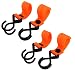 Aexit 4pcs 11lb Civil Equipment Hardware Accessories Capacity Hook Loop Closure Stroller Hanger Fluorescent Orange Model:91as100qo612