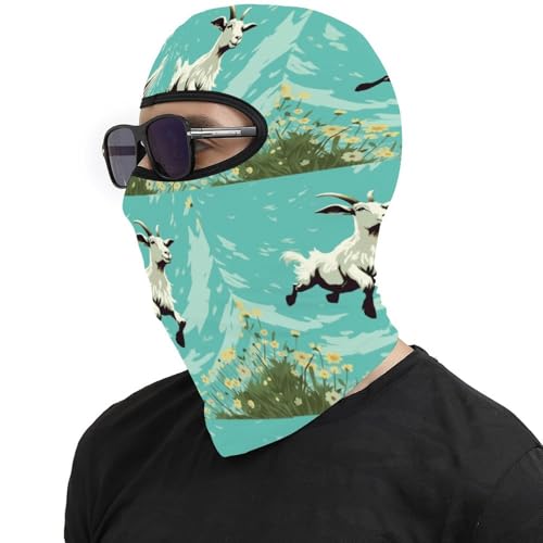 Pasamontañas para hombres y mujeres con diseño impreso, máscara facial térmica para clima frío, equipo para moto y esquí para invierno miniatura 4