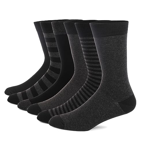 Image of HHX YONLEE Dress Socks 5 /6 /10 Pairs Crew Argyle Colorful Cotton Novelty Casual Happy Fun