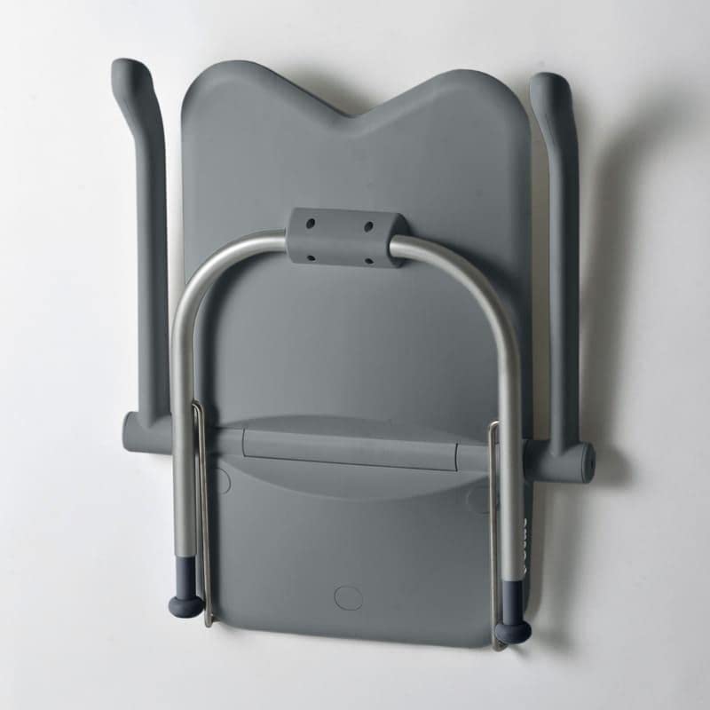 Asiento de Ducha Ergonómico Abatible Plano a Pared con Reposabrazos Relax