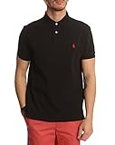 POLO RALPH LAUREN Men Custom Fit Mesh T-Shirt (Medium, Black)