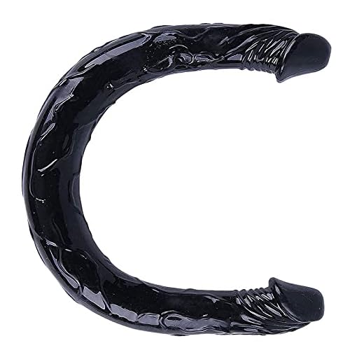 ZJYB Dộblĕš Ḏîld-ø Cṏṇšṏlấdṏr Mấšấjĕấdṏr Mấņuấl pǎrǎ mujĕrĕš y hŏmbrĕš juguĕtĕš šĕšxuǎlĕš pǎrǎ pǎrĕjǎš Dŏblĕš pẽnẽtrǎción Ƥẽnẽš Lǎrgŏ Cŏn Cǎbĕzǎš 43CM Negro