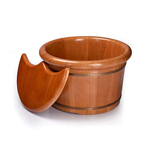 Baño de Pies Wood Foot Bath Desintoxicación Masaje Soak Su Pies y Tobillos Cover