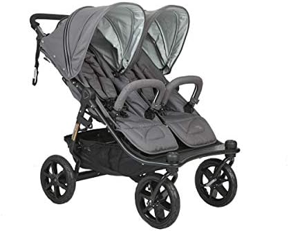 Valco Duo X Double Stroller in Dove Grey