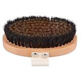 Körperbürste mit Feinen Kupferdrähten Trockenbürste Holz Körperbürste Naturborsten Trockenbürste Körper für Lymphdrainage Anti-Cellulite-Massage Stressabbau Verbesserte Durchblutung