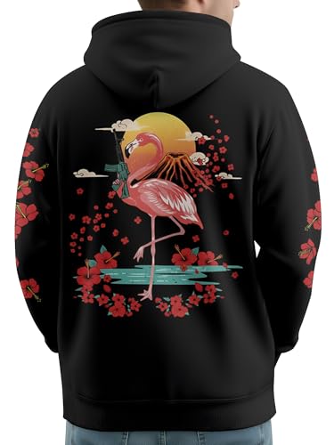 Image of PAGYMO Graphic Hoodies for Men Funny Novelty Pullover Hooded Sweatshirt | Funny 3D print, cool novelty design, colorful pattern, mens graphic pullover hoodie, sarcastic style, funky winter fashion