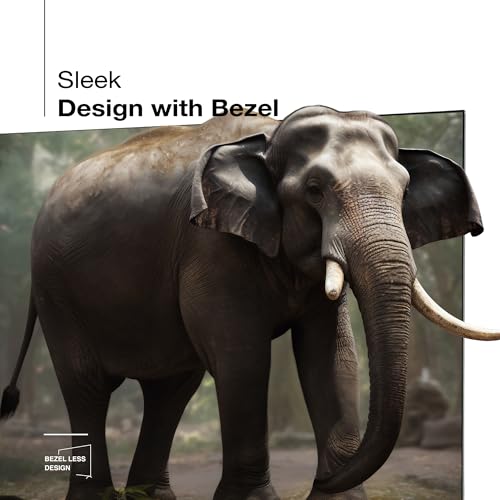 Image of SANSUI 165cm (65) 4K QLED Google TV with Dolby Vision, HDR10+, Dolby Atmos Sound with Tweeters, HSR 120Hz, MEMC, 30W Surround Sound, FloLED Panel JSW65UG23Q (Black)