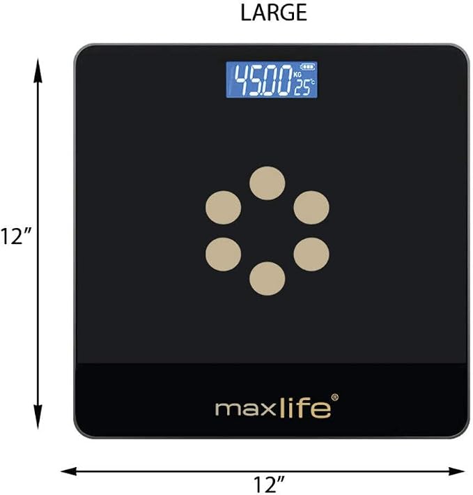 Báscula digital para baño Max Life, 180 kg, vidrio templado miniatura 7