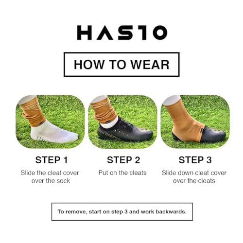 Has10 Cleat Covers (Black, Small/Medium)