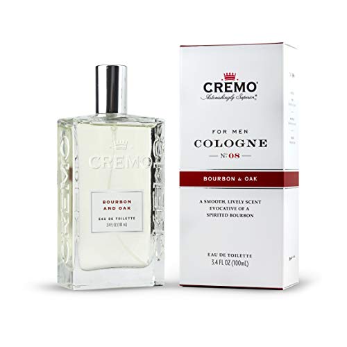image for Cremo Bourbon & Oak Cologne Spray, A Sophisticated Blend of Distiller�