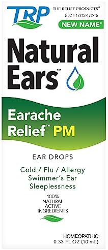 Homeopathic Earache Relief PM Ear Drops - Nighttime Formula (0.33 Fl. Oz.)