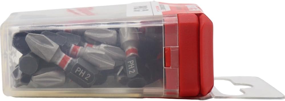 Milwaukee 48-32-4604#2 Phillips Shockwave Insert Bit Contractor (25-Pack)