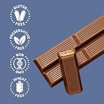 SCHAR Gluten-Free Cookies de chocolat à la barre jumelée - Cookies de Wafer sans OGM, avec chocolat riche en lait, 64.5g