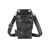 Das Top-PU-Leder aus hochwertigem, professionellem Friseur-Scherenbeutel-Holster mit großer Kapazität. Ein großartiger Organisator für die Arbeit im Friseursalon.