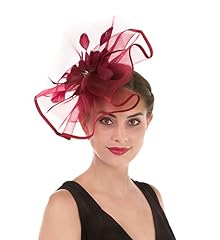 Burgundy Fascinator in Ireland 