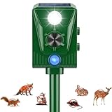Repellente per Gatti, Dissuasori per Piccioni, 2025 Nuovo Ultrasuoni Solare Repellente Gatti Repeller per Piccioni,Uccelli,Cani,Topi,Volpi, Ultrasound per Animali