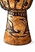 Djembe Drum Solid Wood Deep Carved Bongo Congo African Drum - 12